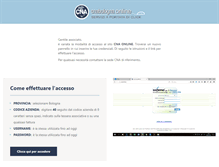 Tablet Screenshot of cnaonline.it